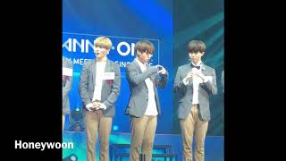 170922 Wanna One Jihoon Jaehwan Hearteu 💕 - Wanna One Singapore Fanmeet