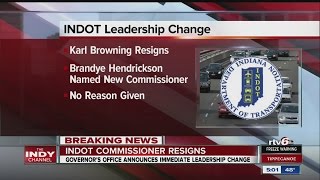 INDOT commissioner resigns; New leader announced