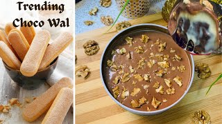 CHOCO WAL Cake with Homemade Italian Lady Finger Biscuits Recipe ✨#chocowal