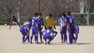 2018.3.28　堺整形外科杯第10回福岡県ユース(U-15)サッカーリーグ　２部Aパート　第４節　宗像セントラル　vs　TINO