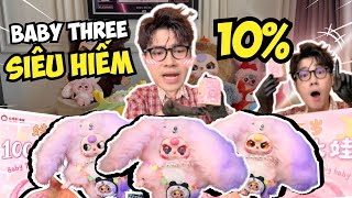 1000% LÀ XƯA RỒI THẦY BEO U40 THỬ THÁCH ĐẬP HỘP FULL SET BABY THREE 10% CHẤN ĐỘNG CỘNG ĐỒNG BLINDBOX