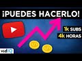 Cómo ALCANZAR 4000 hs y 1000 suscriptores en 24 HORAS