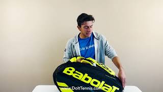 Babolat Pure Aero Racquet Holder x6 Tennis Bag (Yellow/Black)