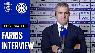 EMPOLI 0-2 INTER | MASSIMILIANO FARRIS EXCLUSIVE INTERVIEW 🎙️⚫🔵 [SUB ENG]