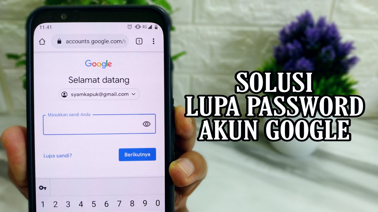 Akun Google Saya Dan Kata Sandi Gmail Saya Sekarang