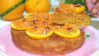 ORANGE AND CARROT OATMEAL, WITHOUT SUGAR, EGG AND WITHOUT OVEN