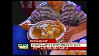 Acompañamos a Miguelito a Vichuquén. Visitó a su segunda familia