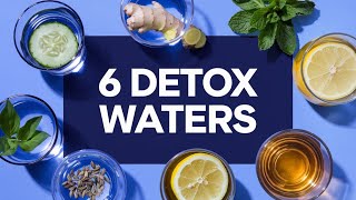 Get Full Body Glow Up With these 6 Detox Water- Improve Your Skin's Health💖