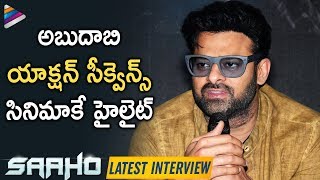 Prabhas Reveals About Saaho Action Scenes | Saaho Movie Latest Interview | Shraddha Kapoor | Sujeeth