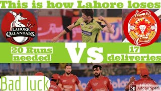 HBL PSL 2020 - Lahore Qalandars vs Islamabad United Full Match Highlights [Last Two Overs] #PSL5