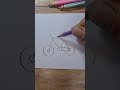 easy rules to draw a bike