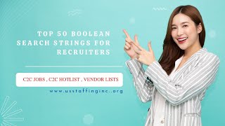 What is Boolean search strings for recruiters? Top 25 Boolean search strings #boolean #strings #usa