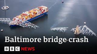 Baltimore Key Bridge collapse: Ship that collided with bridge lost power, says governor | BBC News