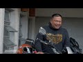 former senator jv ejercito as motorcycle enthusiast manibela