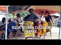 igede woman cultural dance..