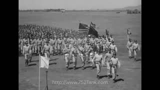 752nd Tank Bn on Parade at Gorizia, Italy (20 Aug 1946)