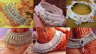 Latest Heavy Silver Anklet Designs/Silver Payal Designs/New Silver Payal Designs/Payal designs