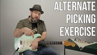 Guitar Lesson Exercise to Practice Your Alternate Picking