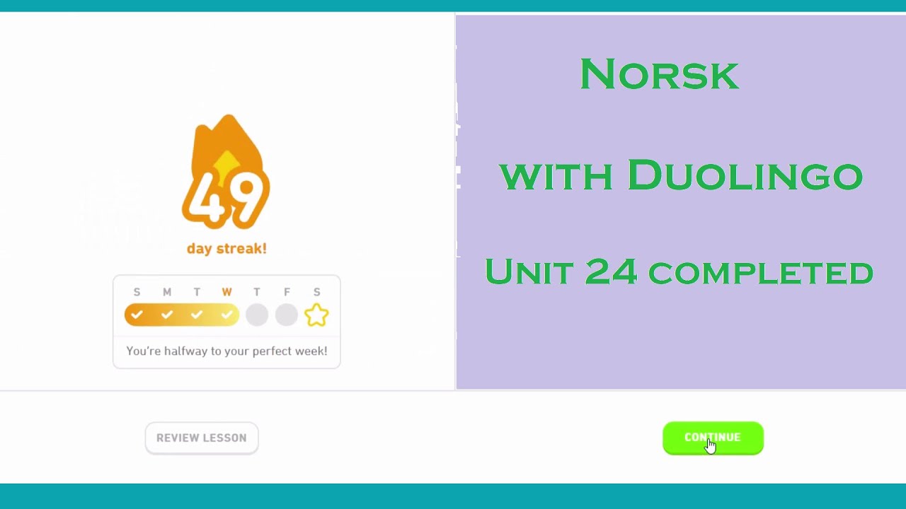 Learning Norwegian Language With Duolingo (Day 49) - YouTube