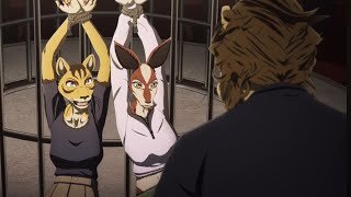 Shishigumi interrogate Cosmo and Luna | Beastars Season 3 | English Dub