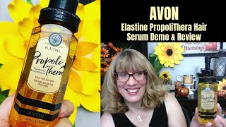 Avon Elastine PropoliThera Hair Serum Demo \u0026 Review