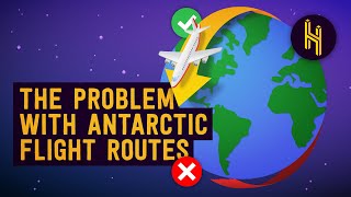 Why Planes Fly Over The North Pole But Not The South Pole