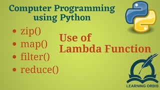 [Python Programming Basics to Advanced]: Lab 30: zip map filter and reduce functions