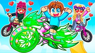 Rizzing Girls With a $1,000,000 BIKE in Roblox Bike Obby!