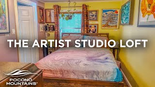 The Artist Studio Loft | Pocono Vacation Rental Tour