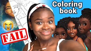 Professional Artist Tries to Draw Water 👀💦 | Coloring Book Challenge