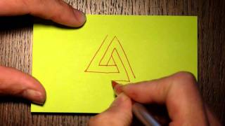 The best way to draw the impossible triangle?