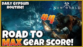 Road To Max Gear Score Ep.4 One Gypsum A Day Takes The Pain Away | New world