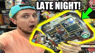 LATE NIGHT POKEMON CARD HUNT IN WALMART! Ultra Rare Pull!