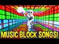 *AMAZING* Fortnite SONG CREATIONS Using the *NEW* Music Blocks! (Creative Mode)