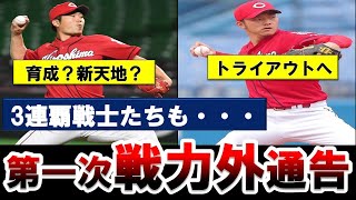 【カープ】岡田投手・薮田投手に戦力外通告・・・三好選手らも戦力外に・・・今後の動向は？第二弾も？【広島東洋カープ】