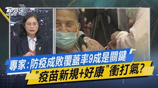 少康開講｜專家:防疫成敗覆蓋率9成是關鍵 「疫苗新規+好康」衝打氣?