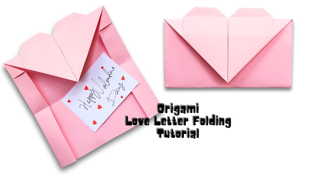 Origami Love Letter Instructions Love Letter Gift Box How To Fold