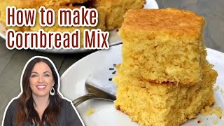 Homemade Cornbread Mix - Copycat Jiffy cornbread recipe