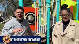 Pennsauken's Centennial Park Renovations with Mayor Roberts and Committeeman Martinez