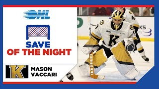 OHL Save of the Night: Vaccari Flashes the Leather!