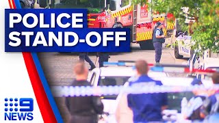 Police stand-off ends with arrest in Sydney's Inner West | 9 News Australia