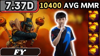 7.37d - Fy SHADOW SHAMAN Soft Support Gameplay 21 ASSISTS - Dota 2 Full Match Gameplay