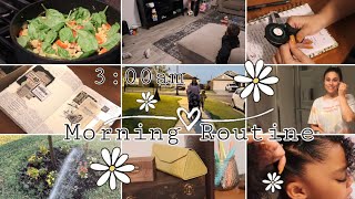 My 3am Mom of 4, Productive Morning routine, Prayer, Bible, Journaling, simple DITL, GRWM + more