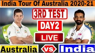 India vs Austraila Day 2 test 2 live full match cricket score today hindi