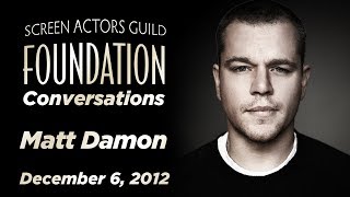 Matt Damon Career Retrospective | SAG-AFTRA Foundation Conversations