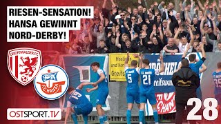 Riesen-Sensation! Hansa gewinnt Nord-Derby: Greifswald - Hansa Rostock II | Regionalliga Nordost
