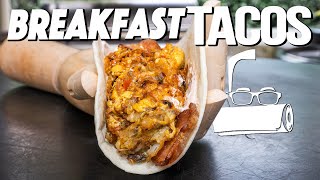 THE BEST BREAKFAST TACOS (BREAKFAST BURRITOS, MOVE ASIDE!) | SAM THE COOKING GUY