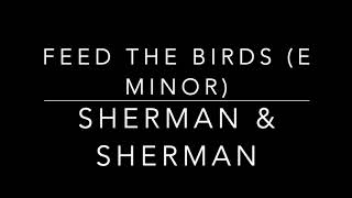 Feed the Birds E minor - Mary Poppins piano accompaniment