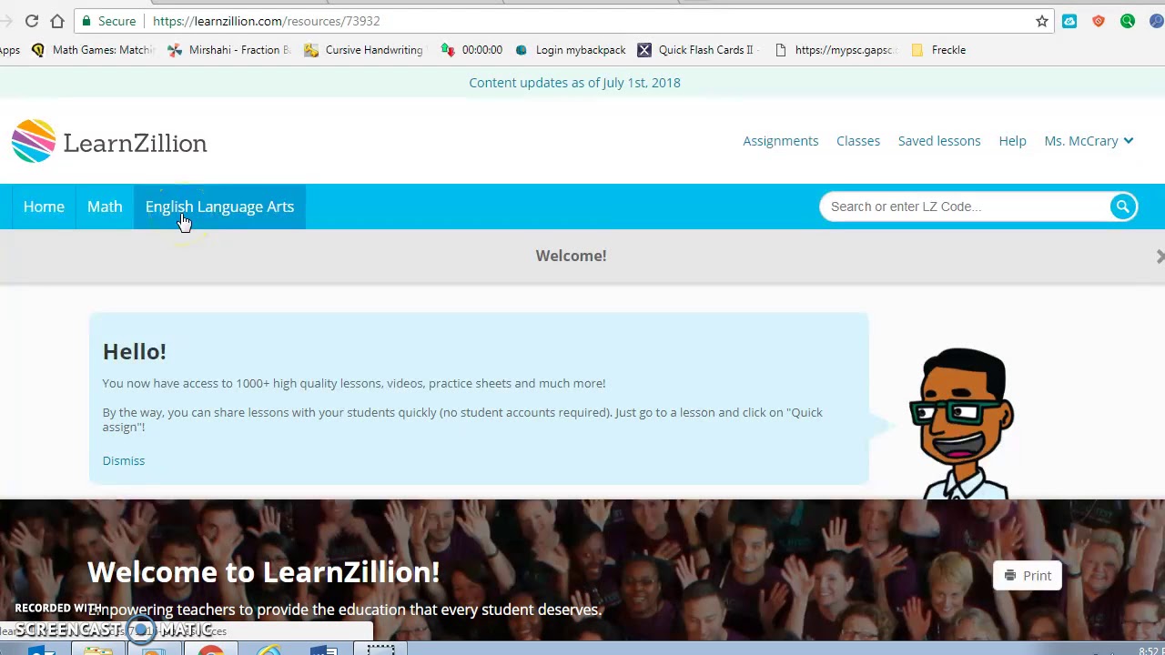 Learnzillion Youtube