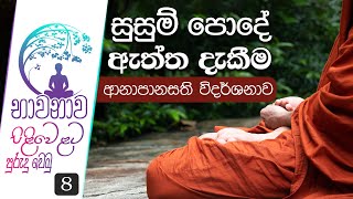 08 සුසුම්පොදේ ඇත්ත දැකීම - ආනාපානසති විදර්ශනාව